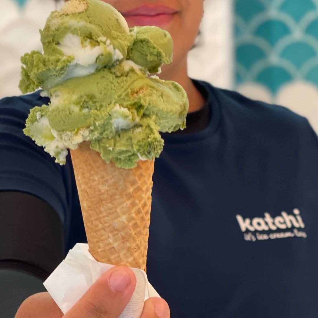 Matcha Misu Eis bei Katchi Ice Cream