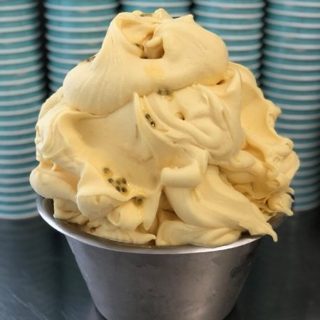 Maracujasorbet bei Katchi Ice Cream