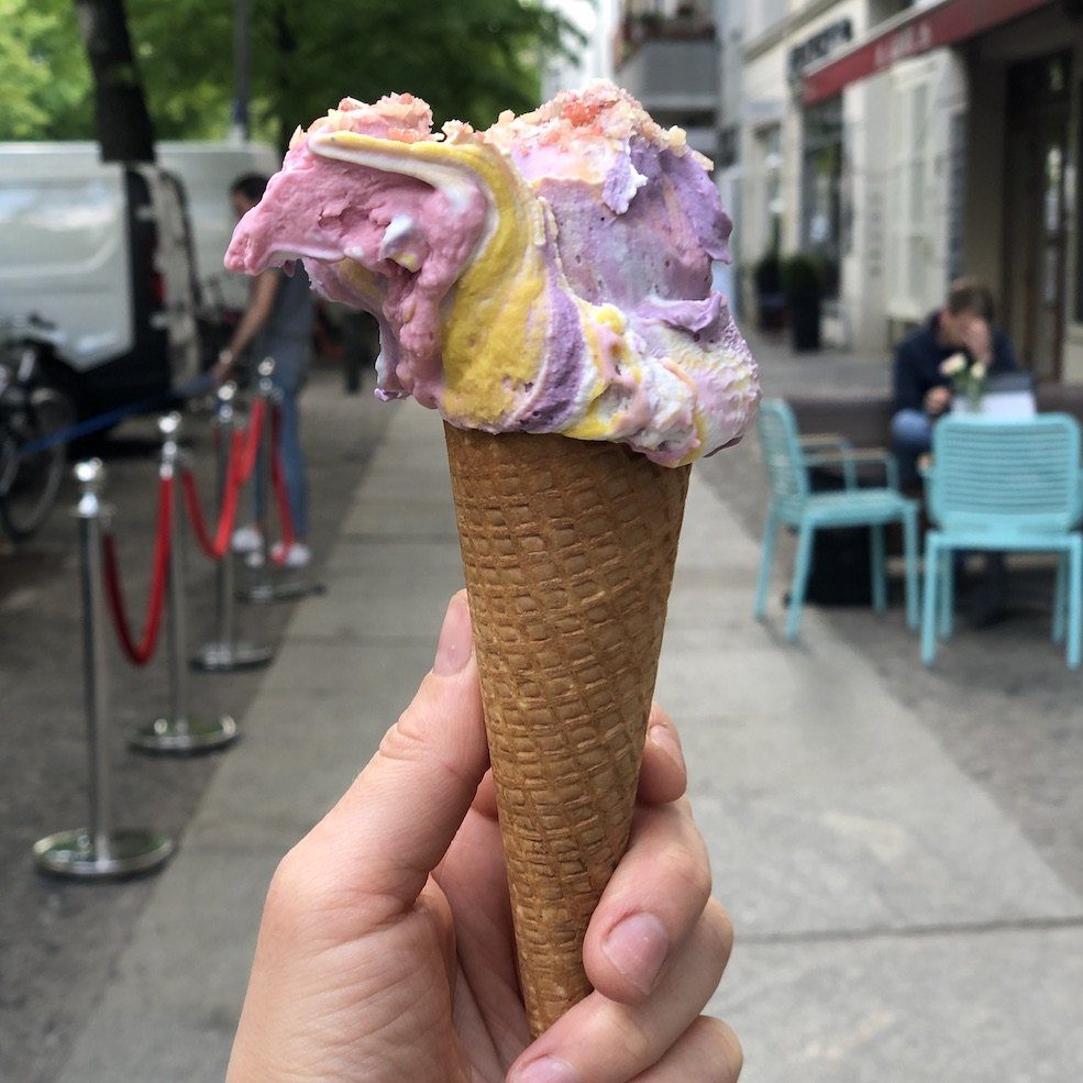 Unicorn Eis bei Katchi Ice Cream